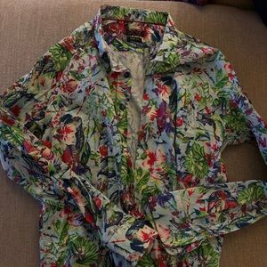 Floral Button-Up Shirt